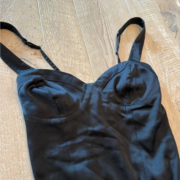 Abercrombie & Fitch Black One-Piece Bodysuit XS - Picture 2 of 4